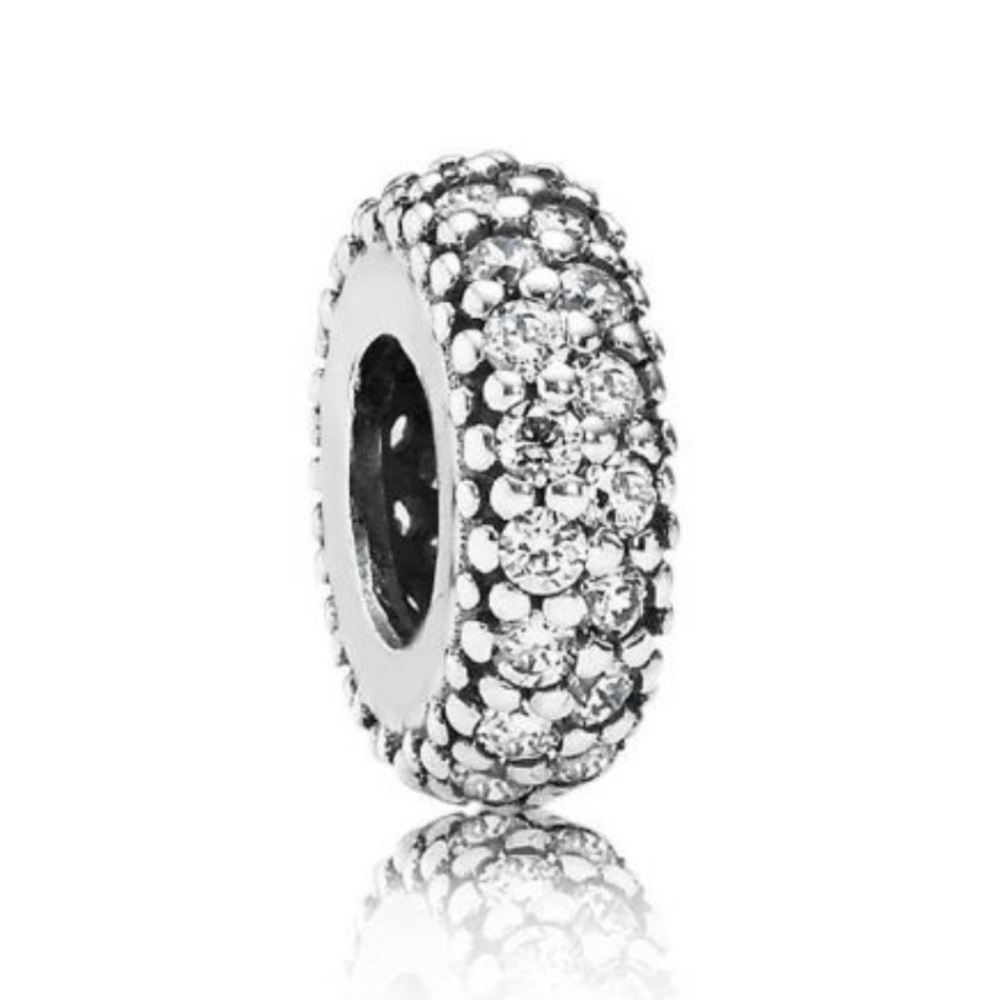 Pandora Clear Sparkle Spacers (2)